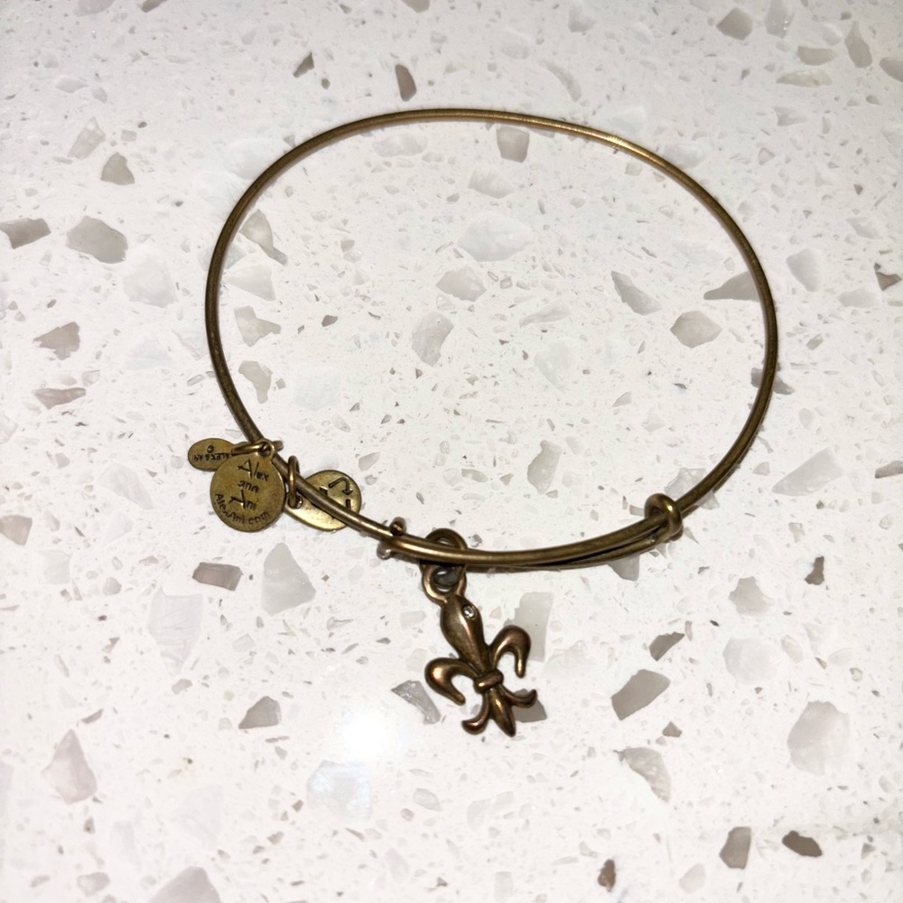 Alex and Ani bracelet- Fleur de Lis